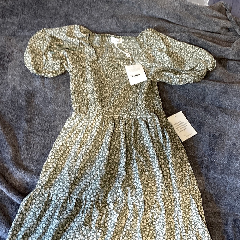 Long green spring dress!
